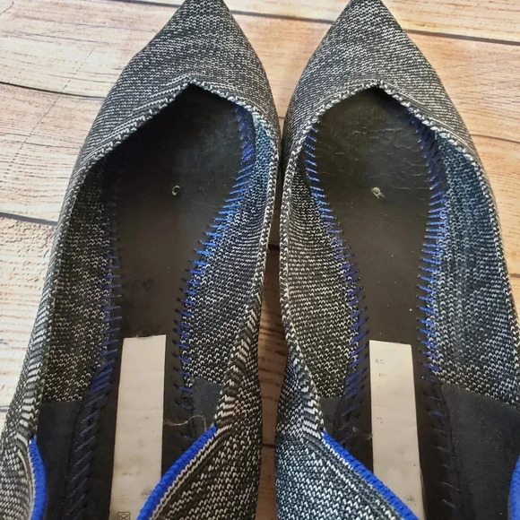 Rothys Womens Size 10 Granite Heather "The Point" Pointed Toe Ballet Flats - Picture 10 of 12